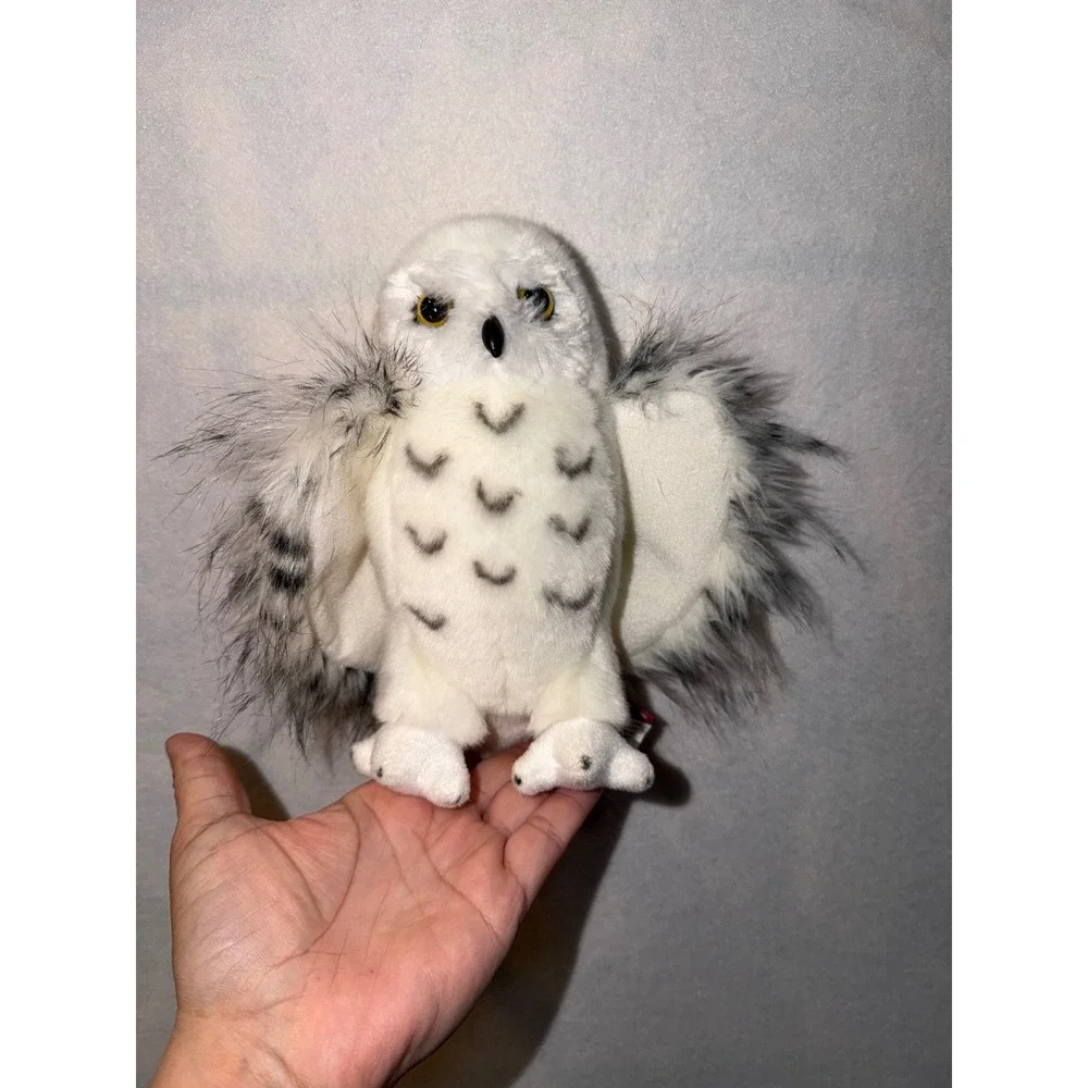 Douglas‎ Cuddle Toys Snowy Owl Plush Stuffed Animal Bird White Black
